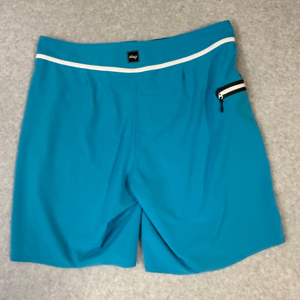 Quiksilver AG47 Dry Flight Board Shorts Mens 36 Blue Performance Swim Trunks - Picture 12 of 16